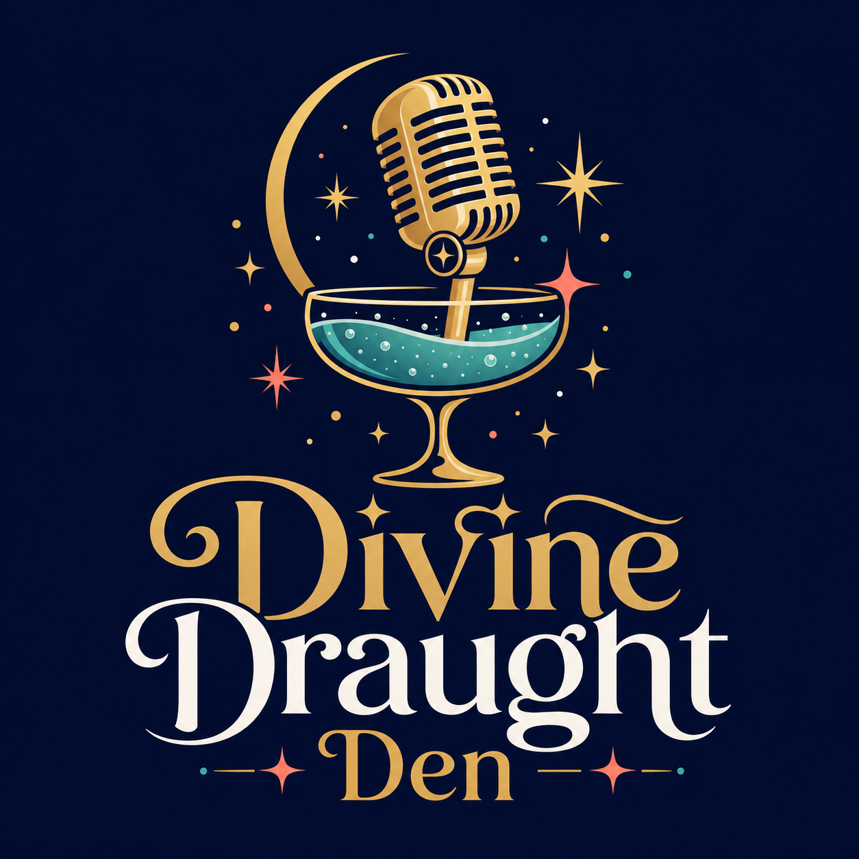 Divine Draught Den logo artwork